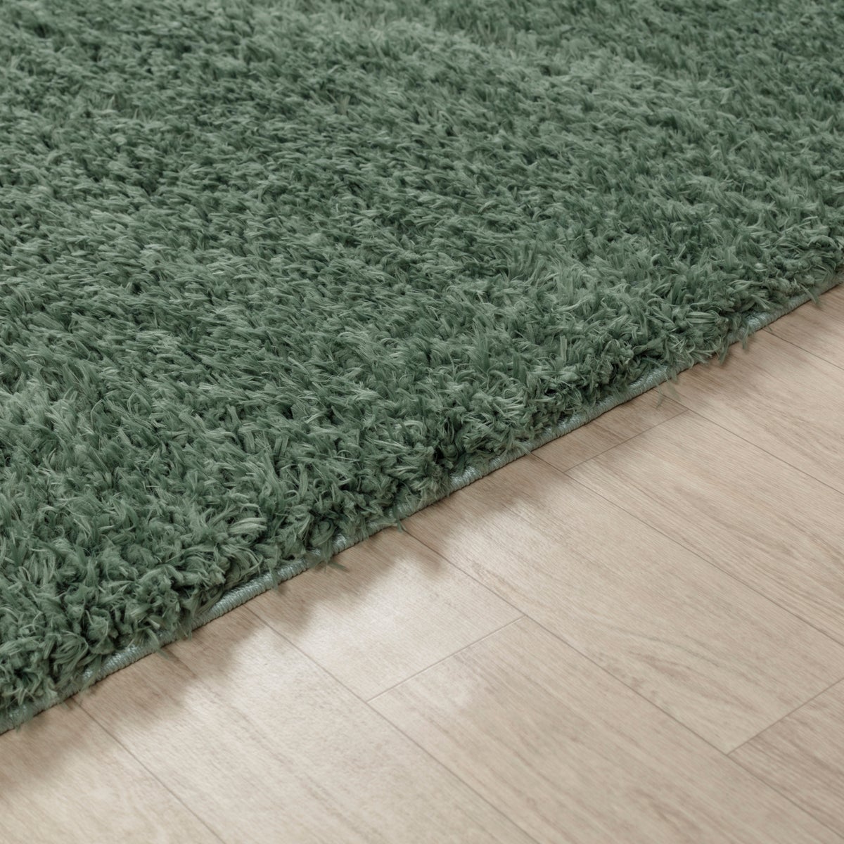 Modern hoogpolig shaggy vloerkleed, groen, 120x180 cm, SOSO