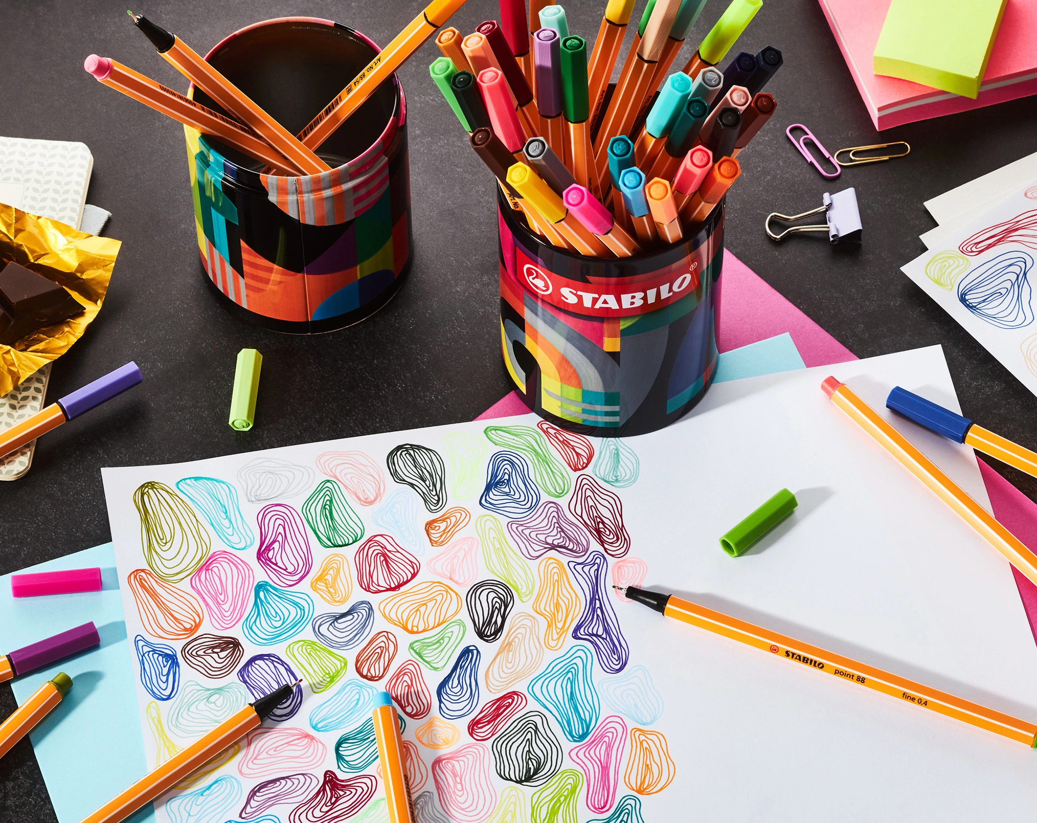 Fineliner STABILO® point 88 ARTY 45er-Pack