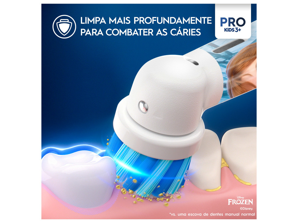 ESCOVA DENTES ELÉCTRICA ORAL-B VITALITY PRO KIDS 3  FROZEN
