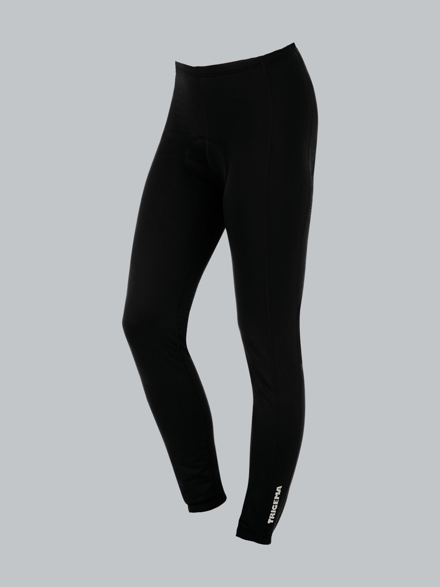 Lange Radler-Hose angeraut Schwarz
