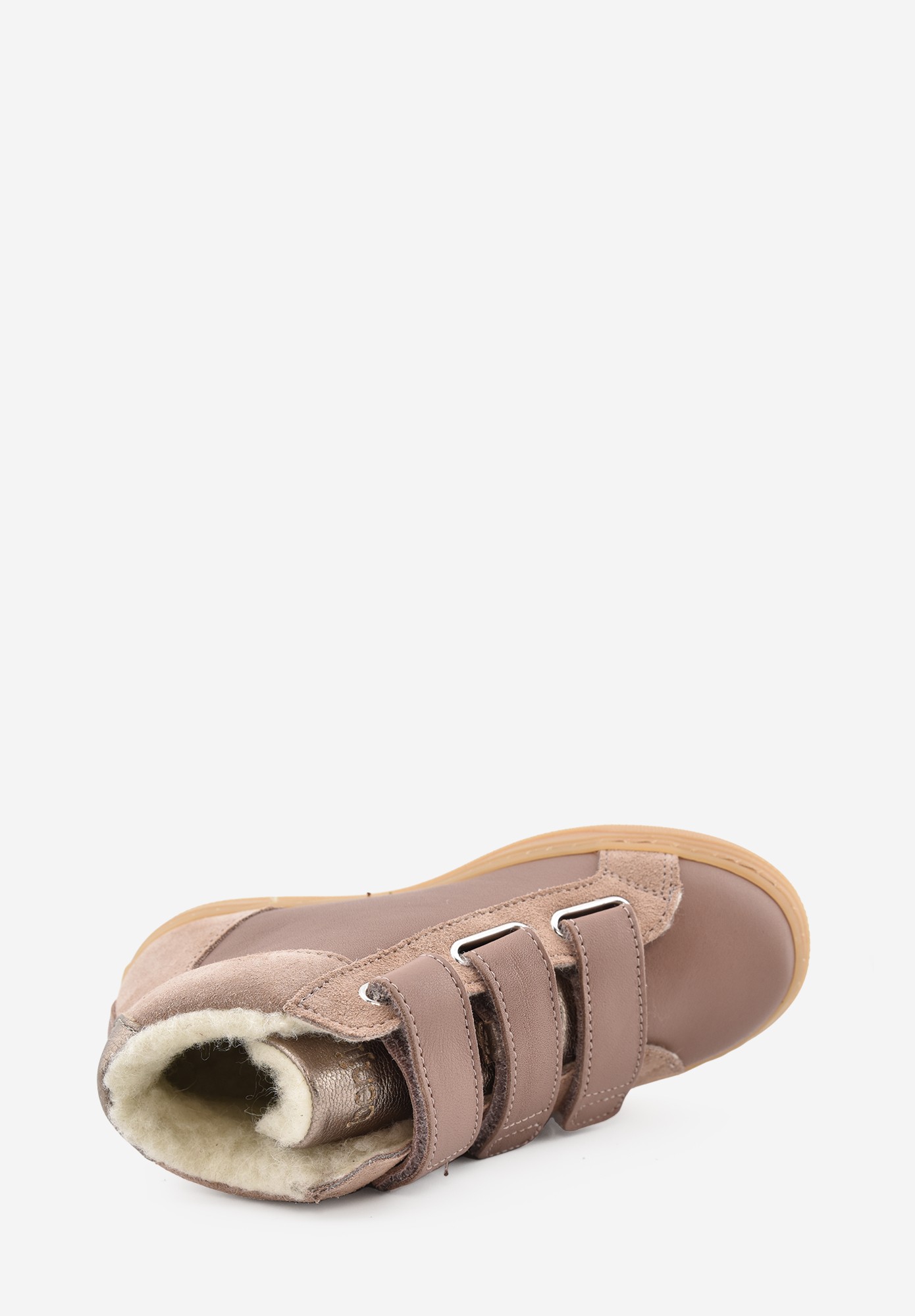 Laax cœur Wollfutter Kinder Altrosa Bronze