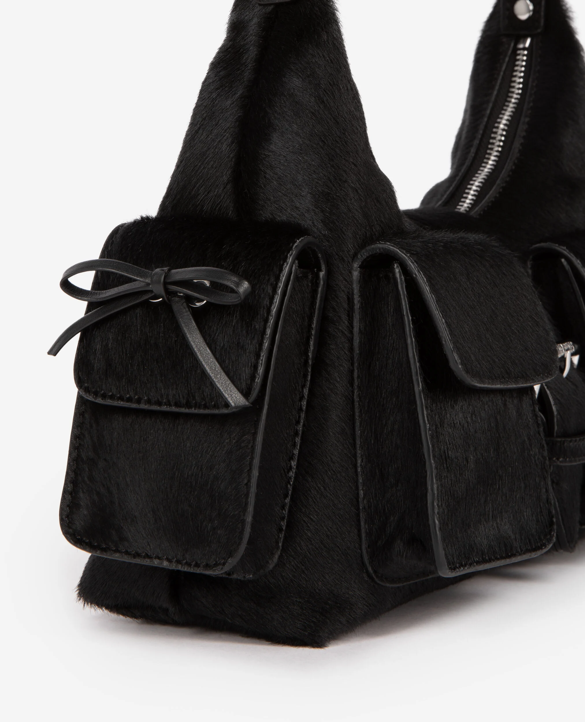 Sac Amelia en effet poulain noir