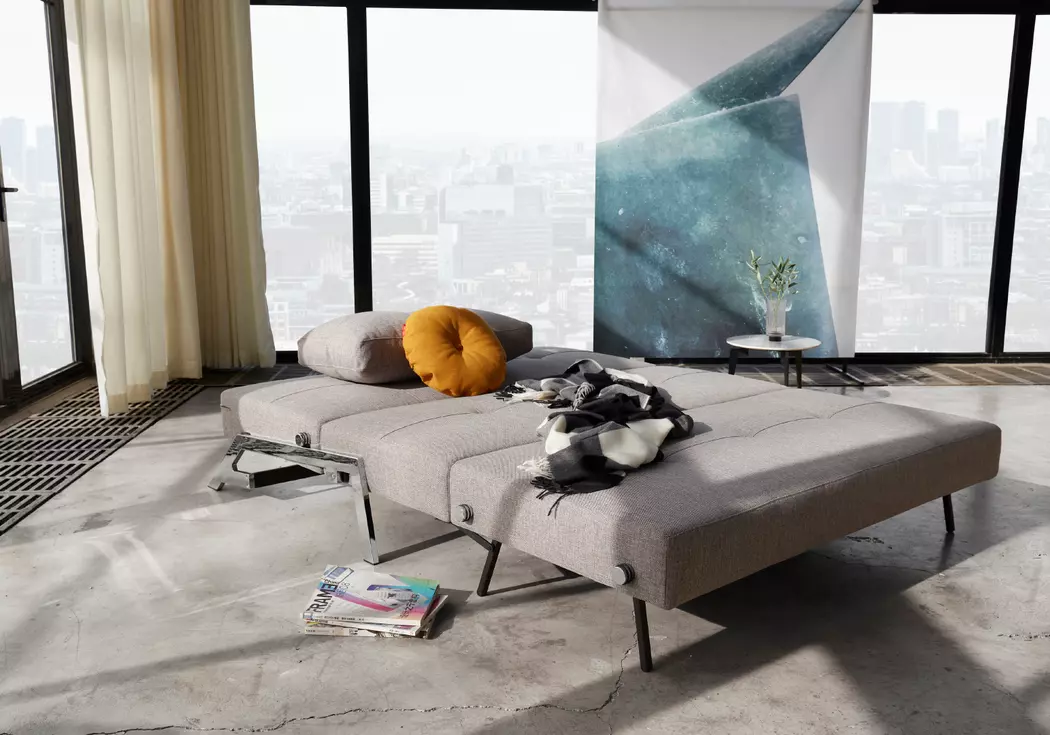 Schlafsofa Cubed Chrom
