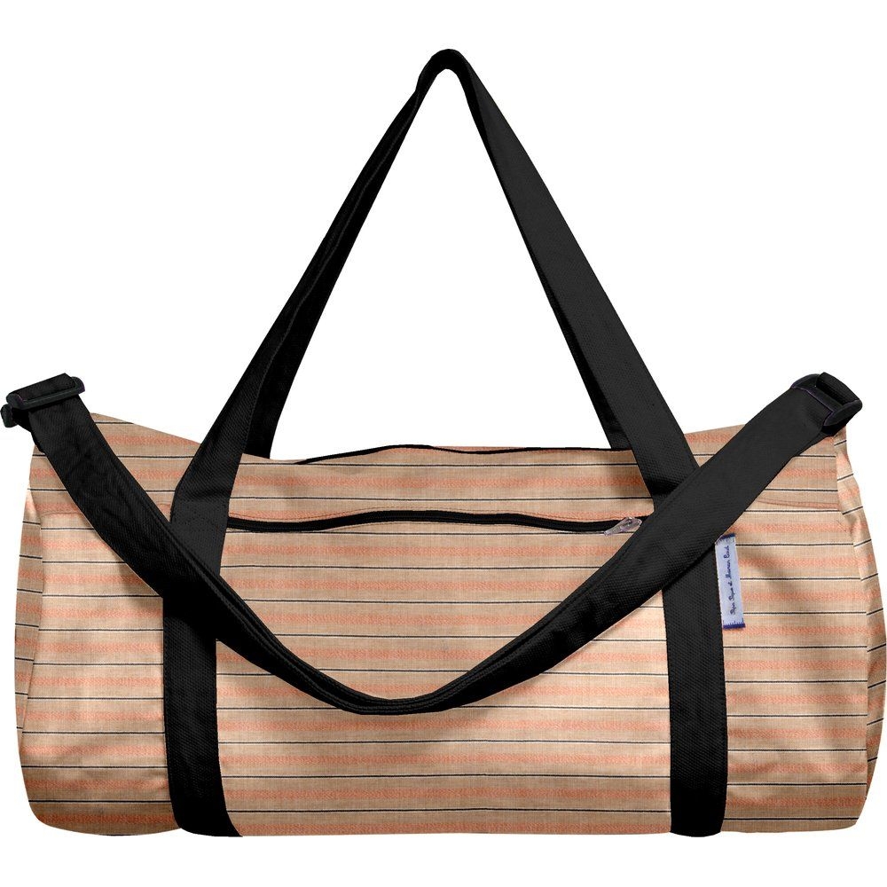 Sac De Sport Rayure Bronze Cuivrée
