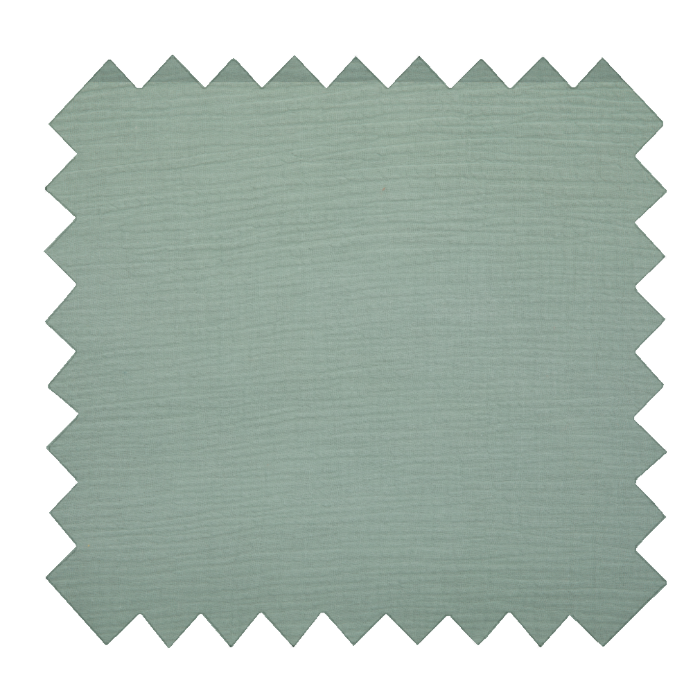Tissu Coton Au Mètre Gaze Vert Sauge
