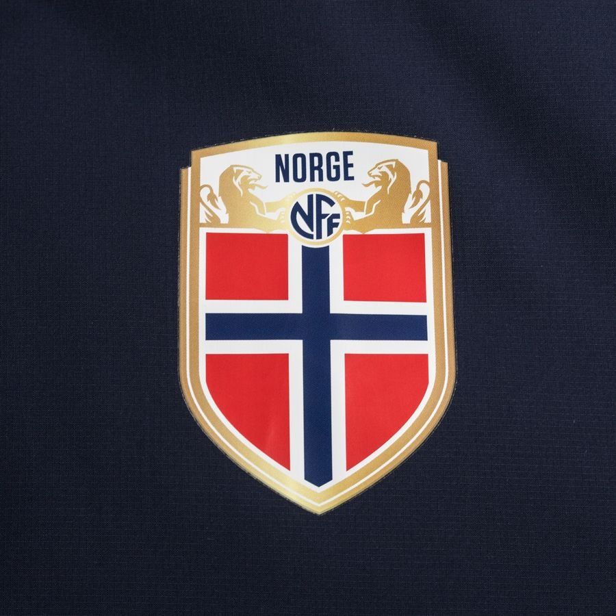 Norvège Veste Imperméable Park 20 Long - Bleu Foncé/Blanc