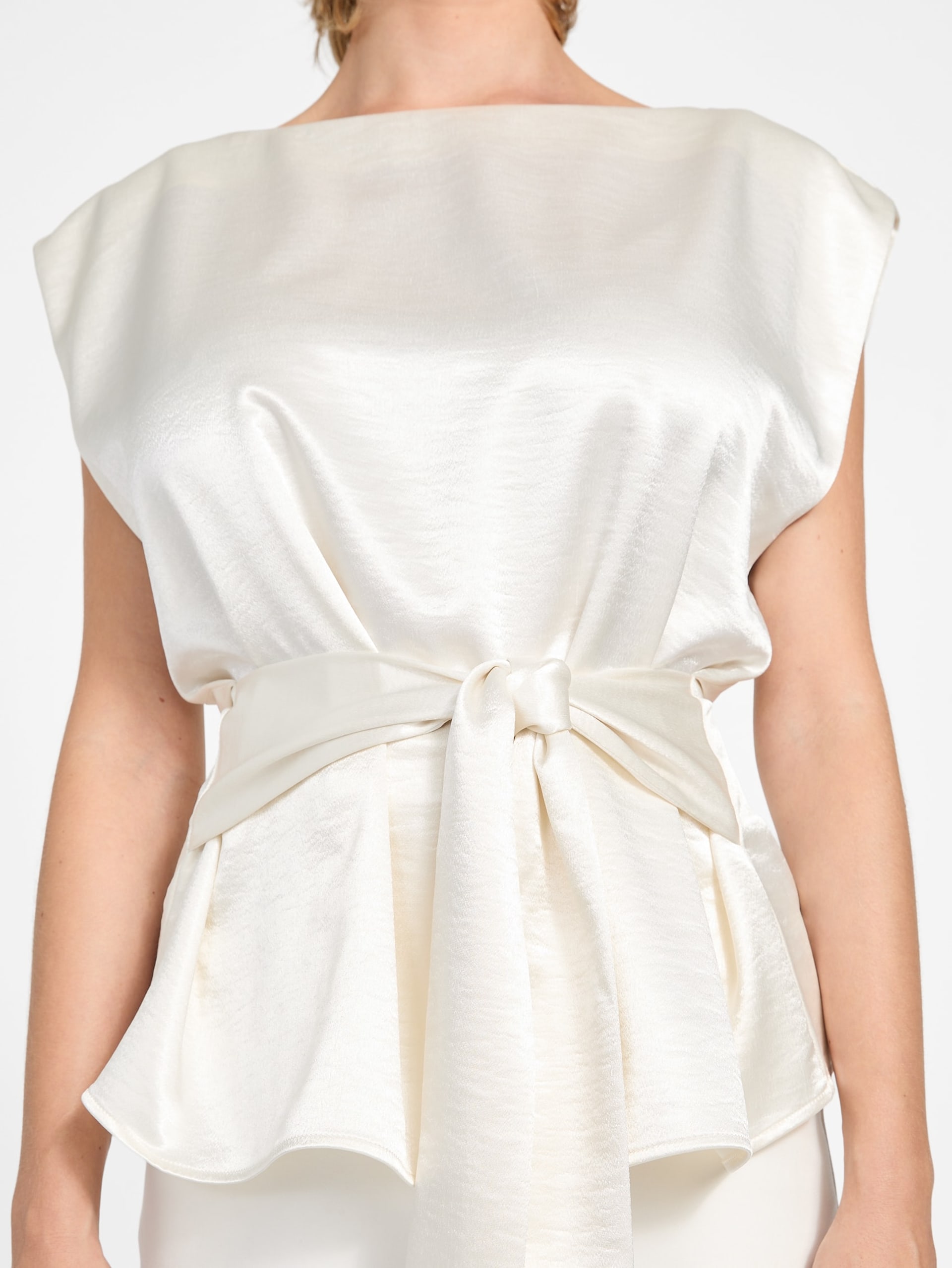 Blusa de cetim