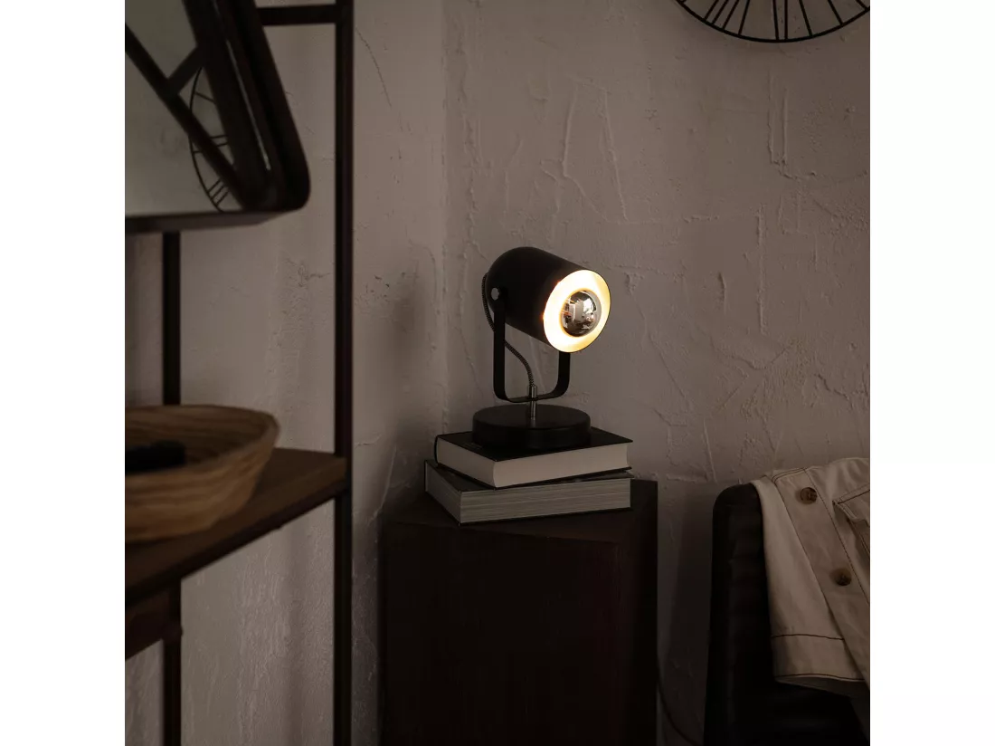 Lampe à Poser Métal Pomader Noir