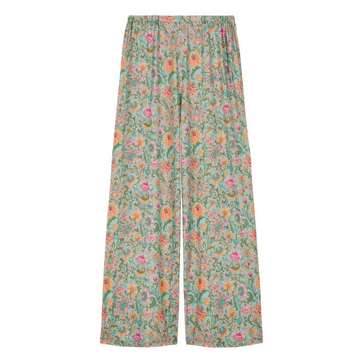 Louise Misha Pantalon de Pyjama Melycia Fibres Recyclées - Collection Femme | Bleu