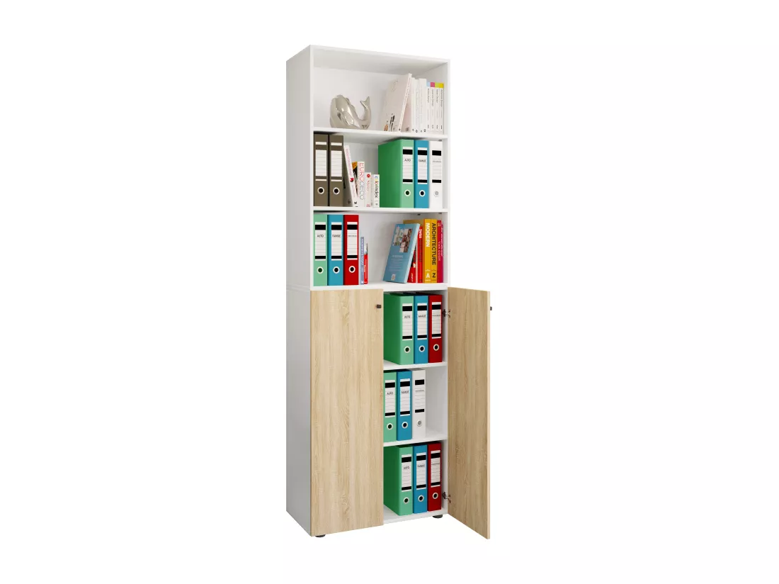 Armoire de bureau Armoire à dossiers Étagère Lona 6f