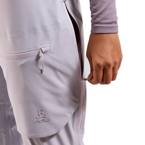 Pantalon ski de randonnée ODLO X-ALP 3L PANTS REGULAR LENGTH W MISTY LILAC
