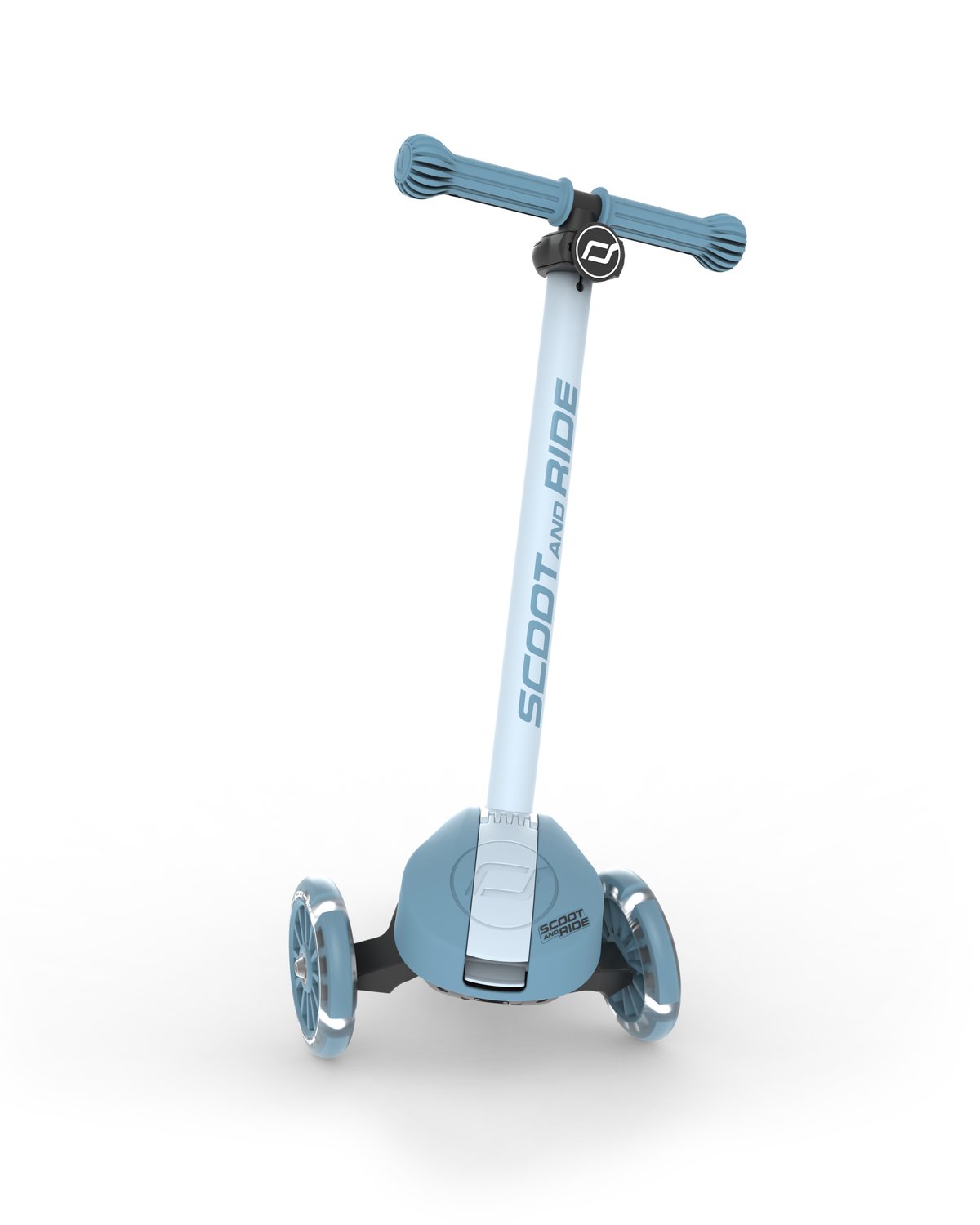 Sparkesykkel Barn 3år+ m/ LEDlys i hjul | Scoot and Ride Highwaykick 3S LED