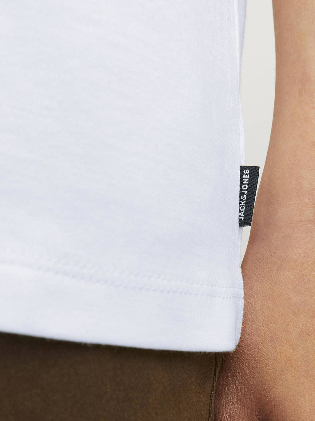 JACK & JONES T-shirt JJEURBAN EDGE wit