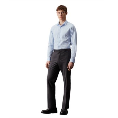 Chemise à manches longues homme Poplin Stretch Slim CALVIN KLEIN