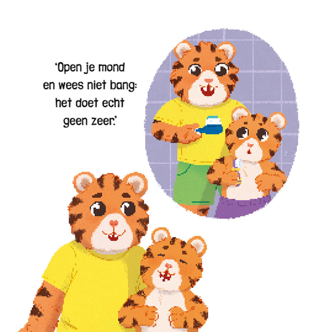 Rebo geluidenboek tijger leert tandenpoetsen