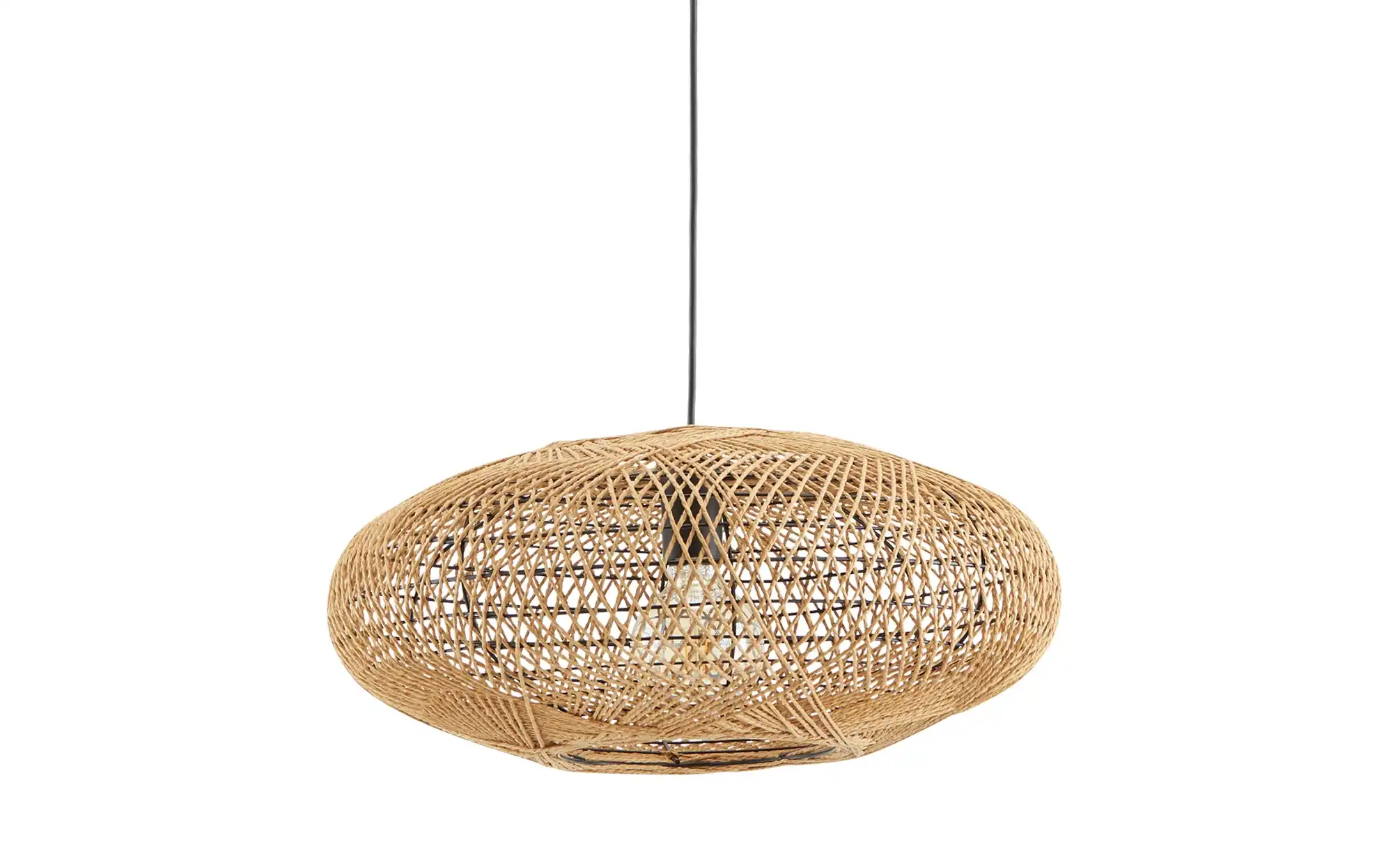 Trio Pendelleuchte, 1-flammig, mit Sisal Schirm