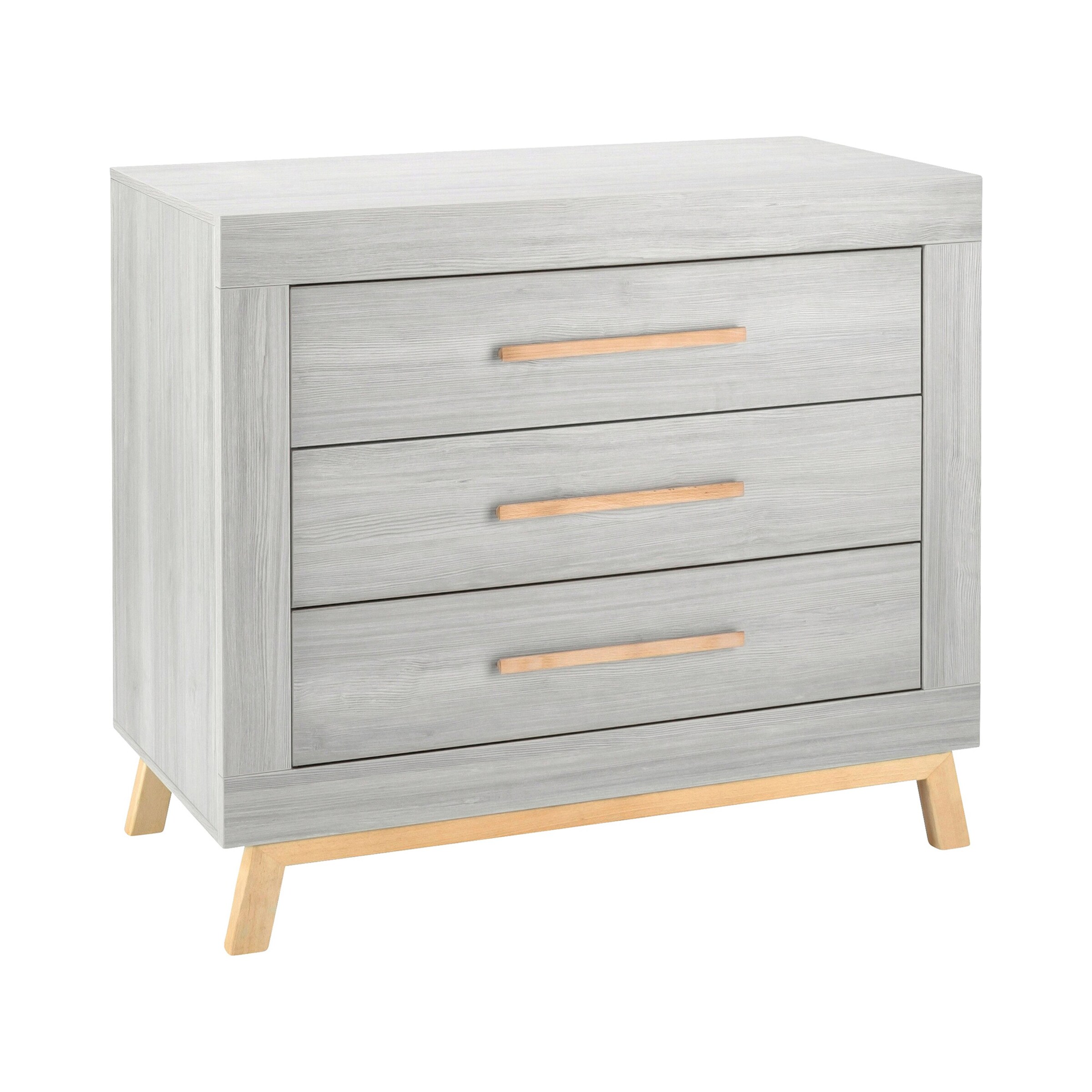 Schardt 3-tlg. Babyzimmer Miami mit 3-türigem Kleiderschrank grey