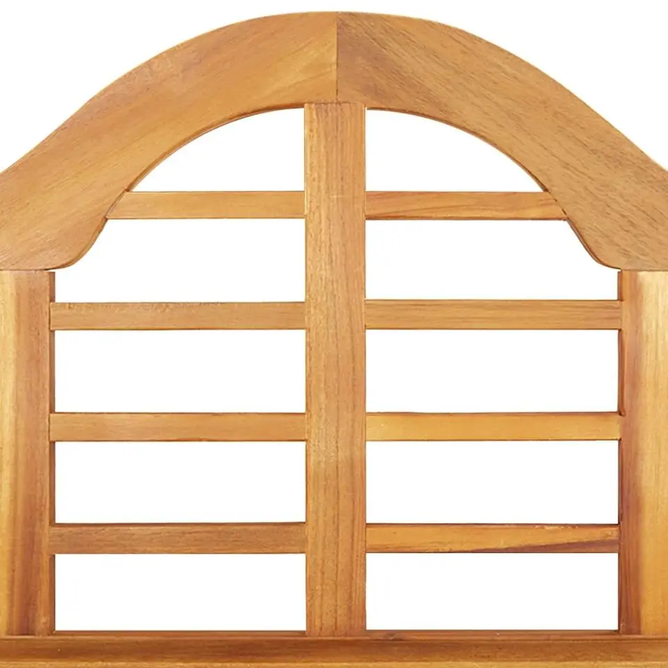vidaXL - Tuinbank - Bruin - Acaciahout - 125 cm