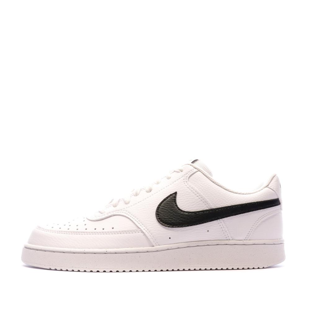 Nike Baskets Blanc/Noir Homme Nike Court Vision Low