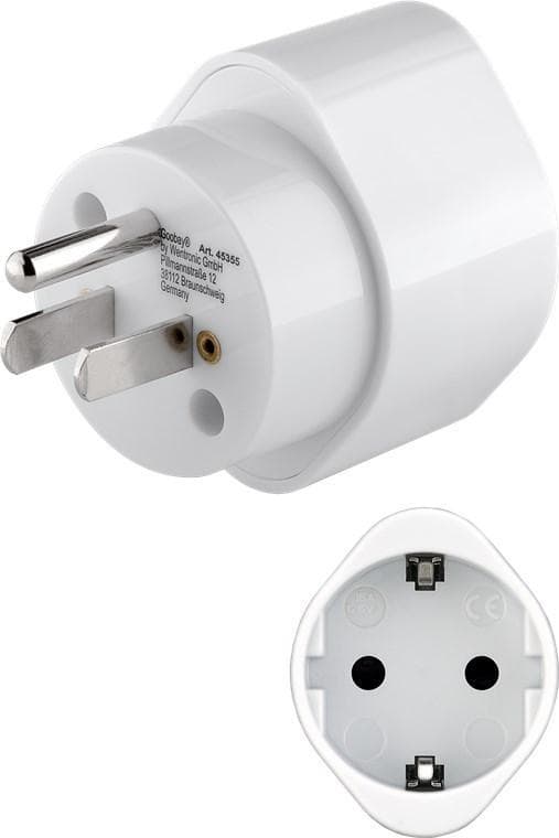 Goobay Netadapter USA/Japan, hvid