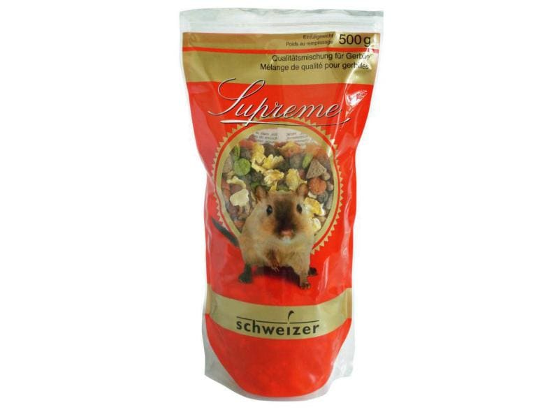 Eric Schweizer Hauptfutter Supreme für Gerbile, 500 g Qualitätsmischung für Gerbile