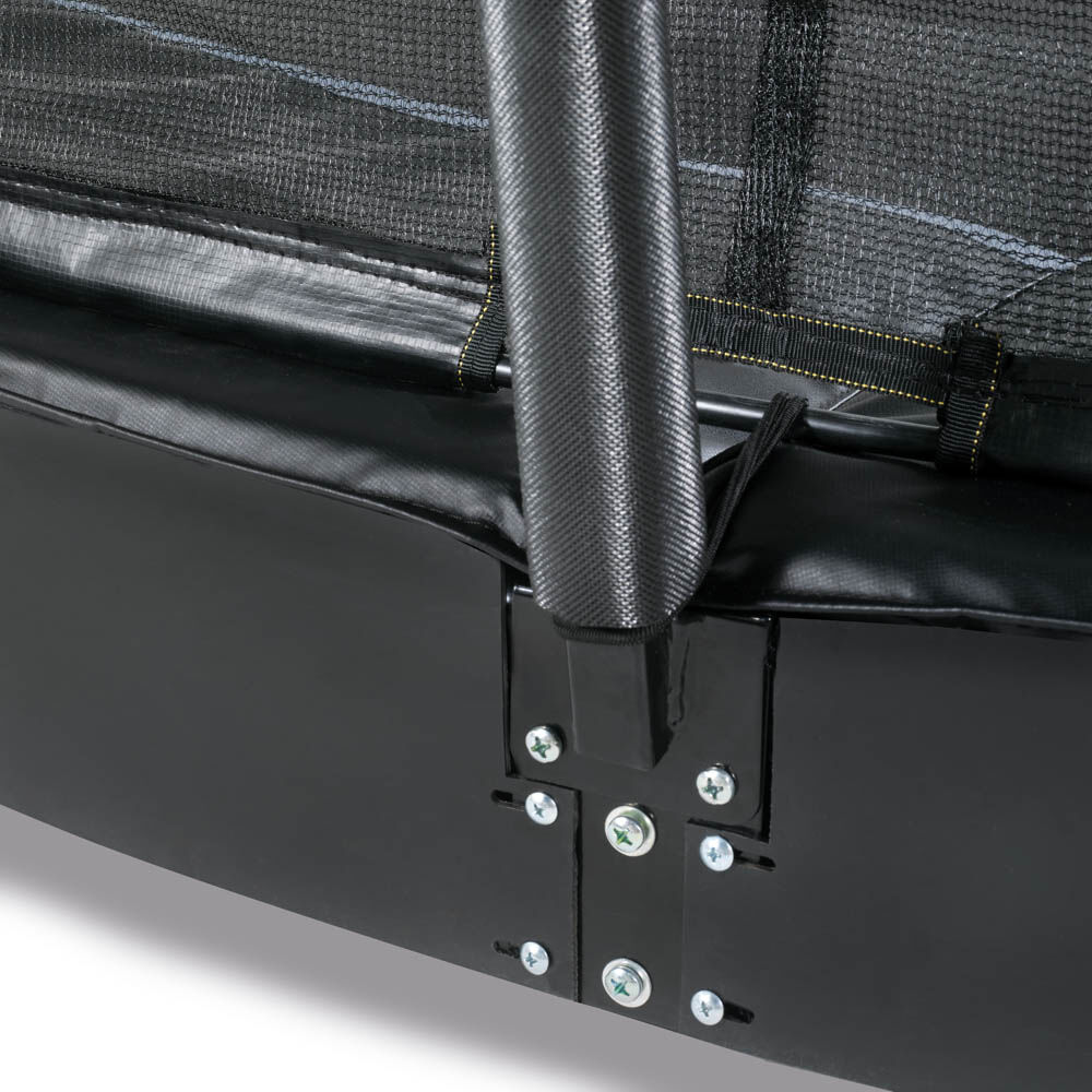Exit Dynamic - Groundlevel trampoline - Zwart - 1x244x427 cm