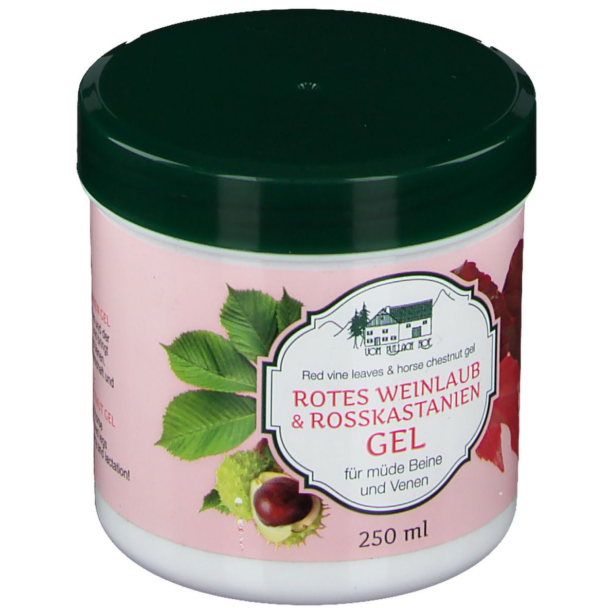 Rotes Weinlaub Gel