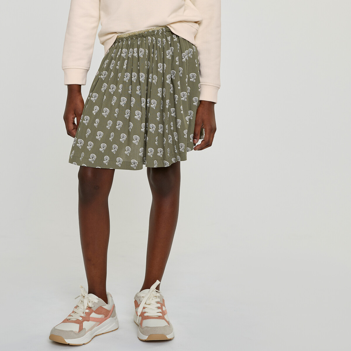 COLEÇÕES LA REDOUTE<br>Saia fluida com estampa floral