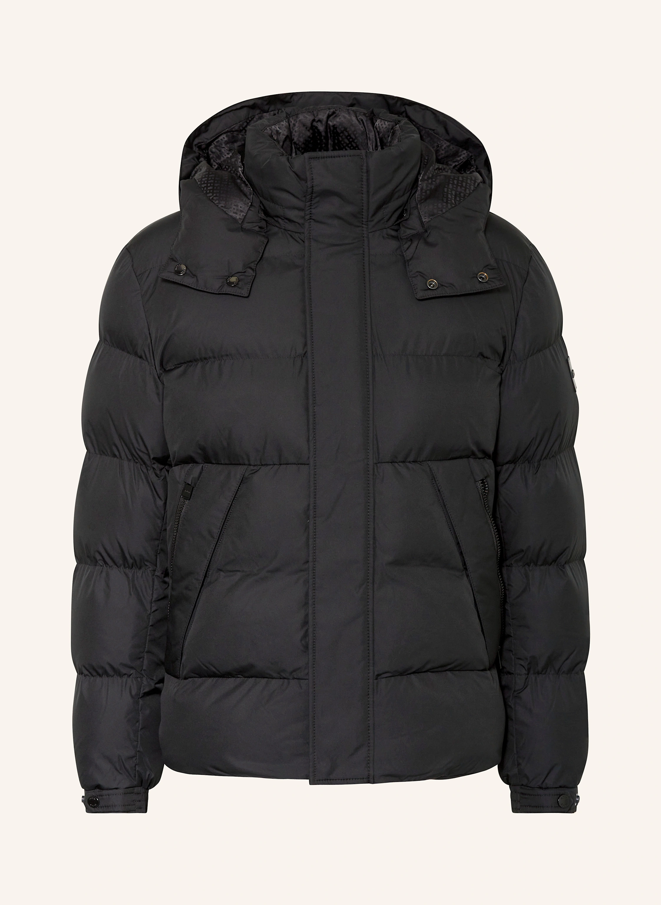BOSS Steppjacke CORBINIAN mit abnehmbarer Kapuze