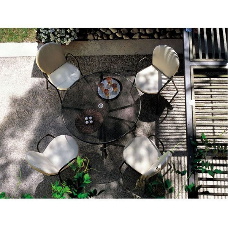 Emu Cambi Round tuintafel 120 zwart