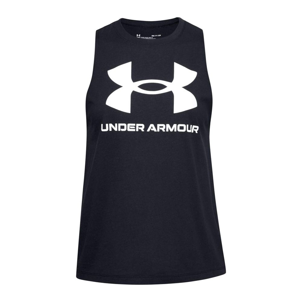 Under Armour UA LIVE SPORTSTYLE - Débardeur Femme black/white