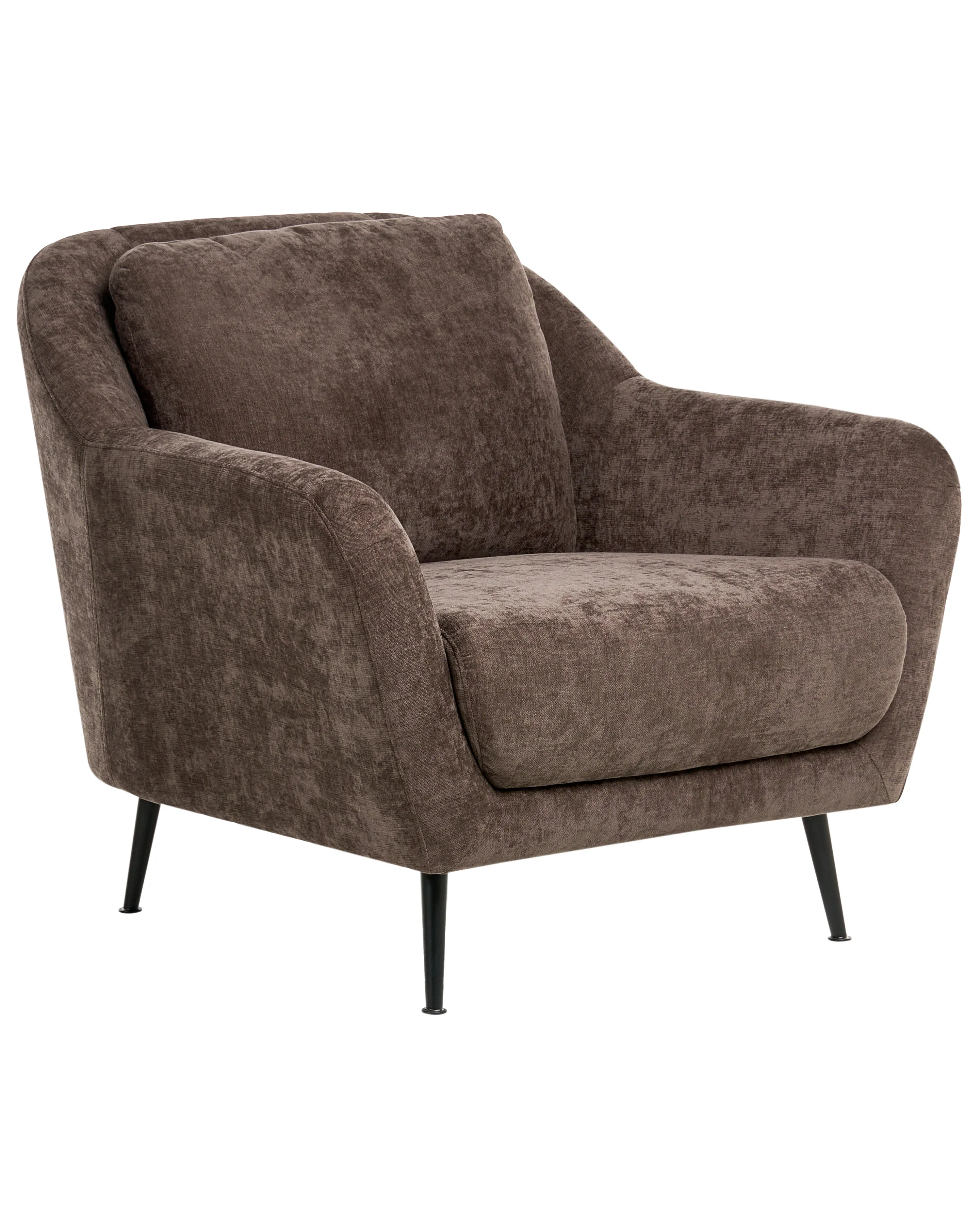 Bankenset 3-zits EIBY Chenille Donkerbruin