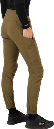 DIVERSION Damen-Bikehose  dark olive  XS