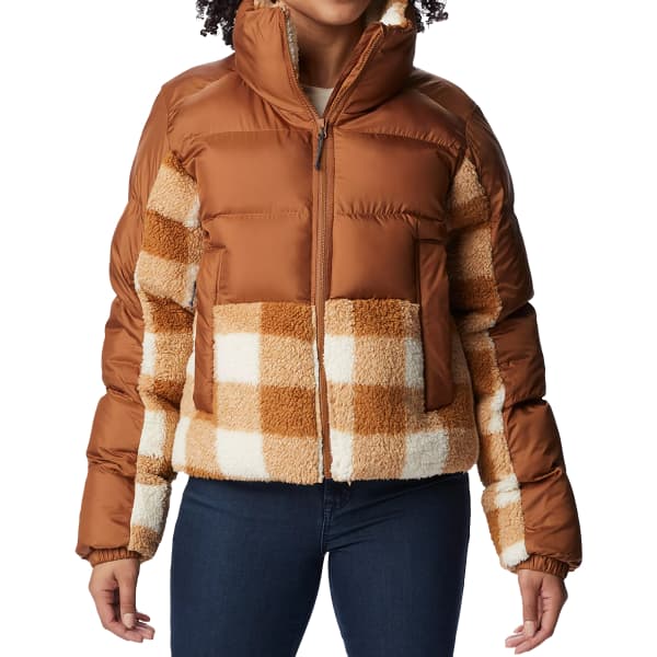 Veste COLUMBIA LEADBETTER POINT SHERPA W CAMEL BROWN/CAMEL BROWN CHECK