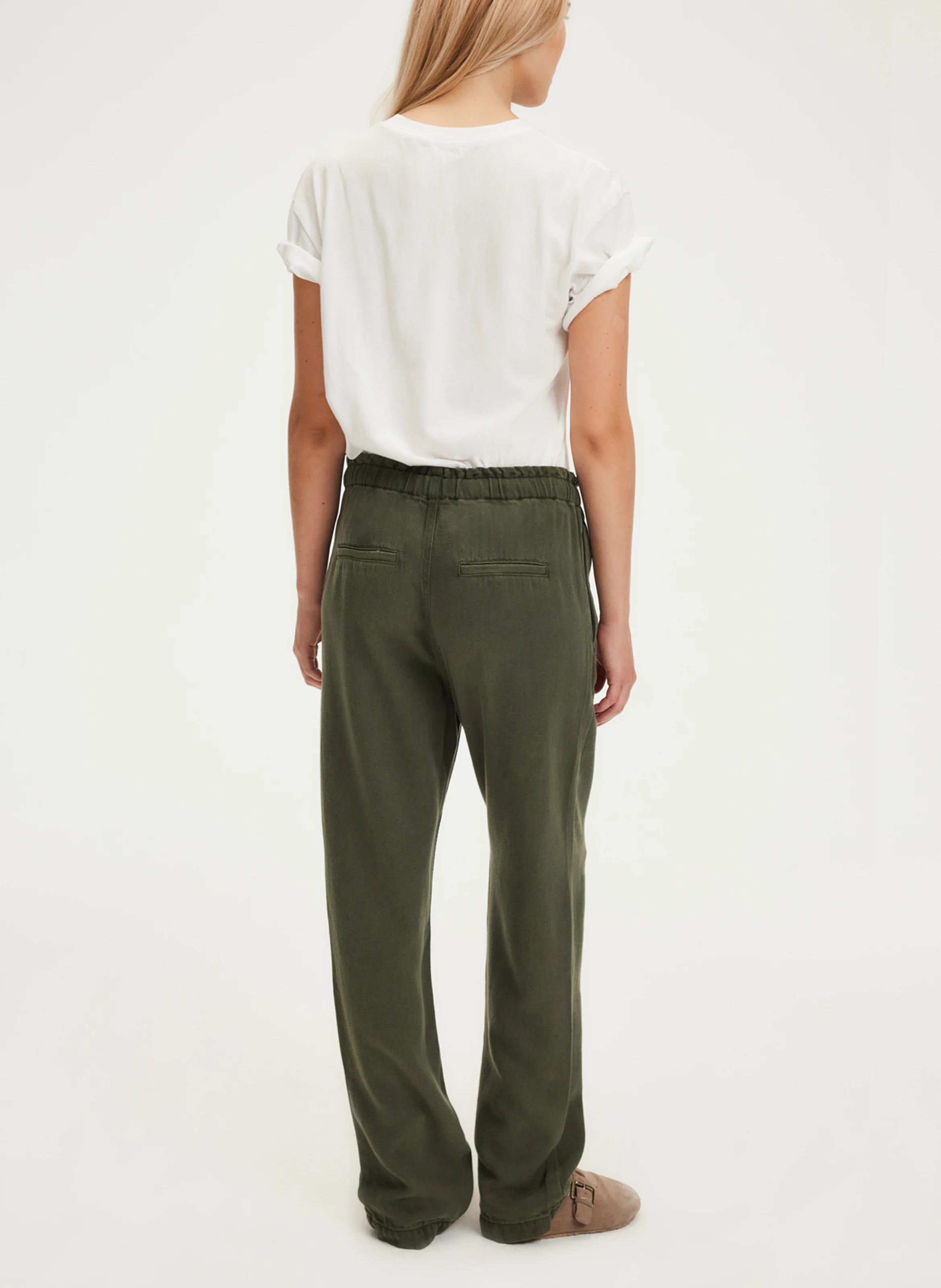 NETTIE - Pantalon droit | Kaki