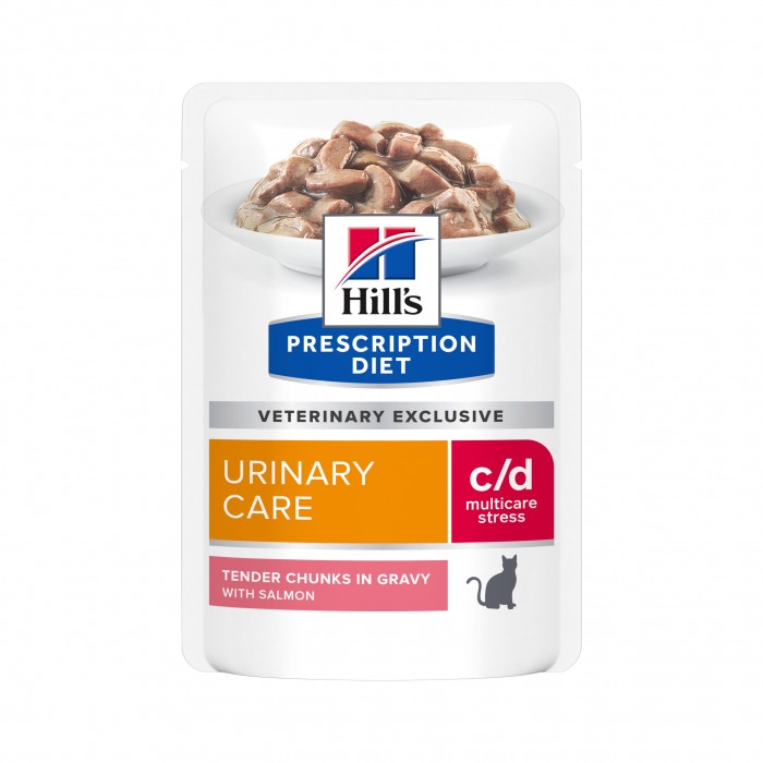 HILL'S Prescription Diet c/d Urinary Care Multicare Stress en Sachets - Pâtée pour chat