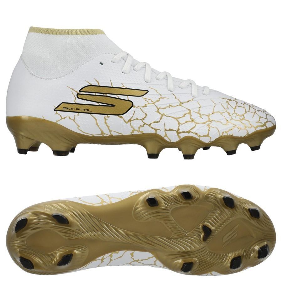 Skechers SKX_01 1.5 Academy FG Electrum - Blanc/Doré