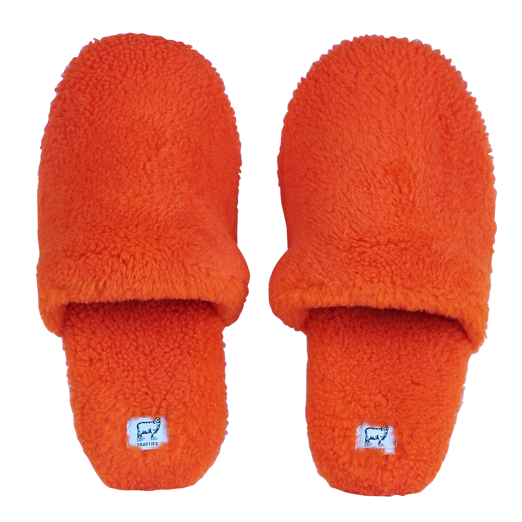 Chaussons en fourrure | Orange