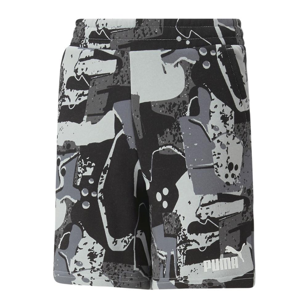 Puma Short Gris/Noir Garçon Puma 674078