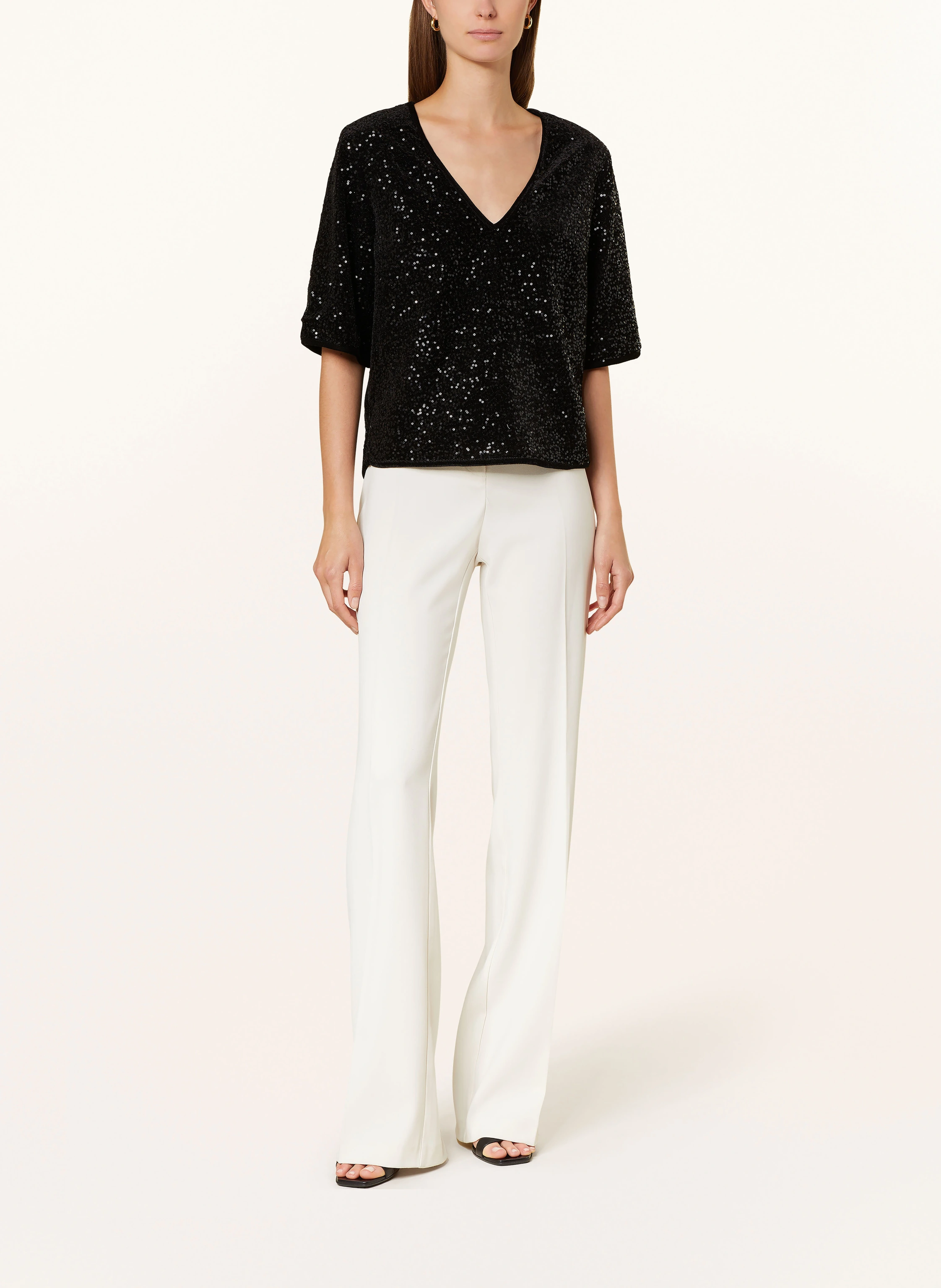 Princess GOES HOLLYWOOD Blusenshirt mit 3/4-Arm und Paillettenbesatz