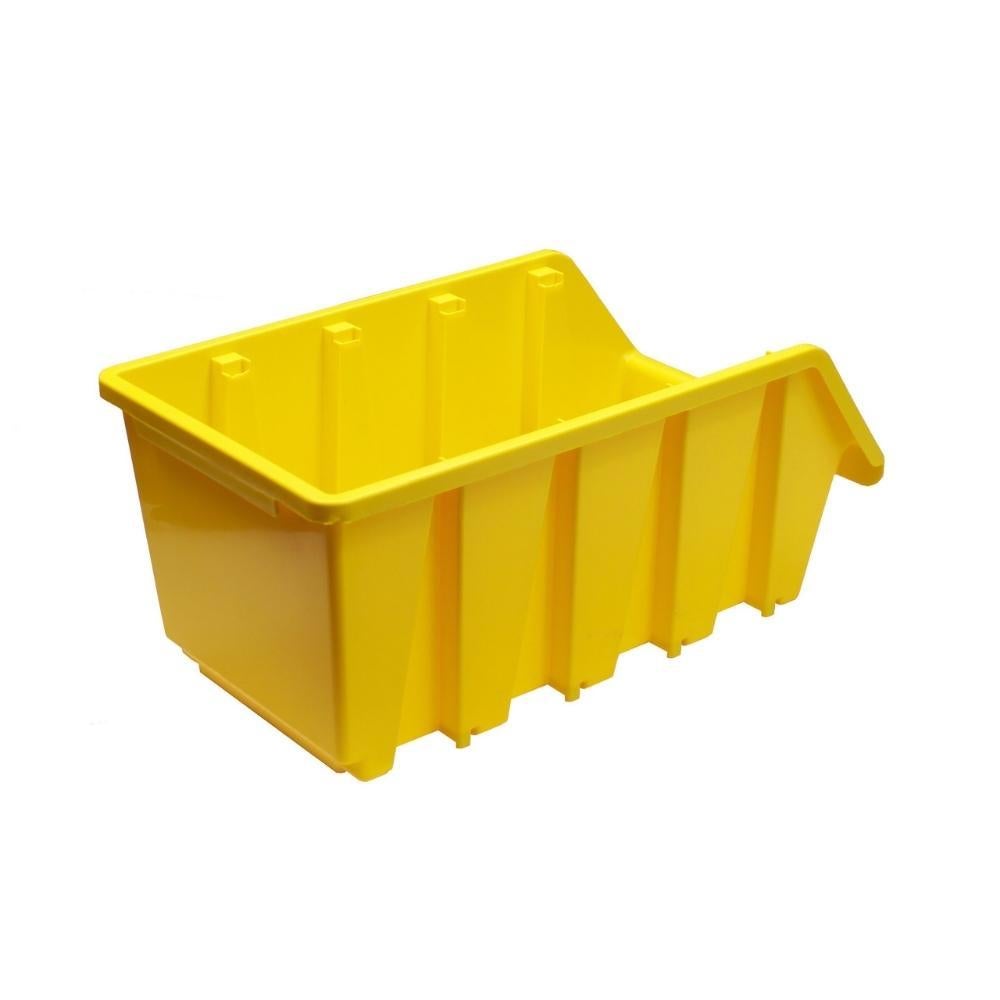 PROREGAL SuperSaver Set 5x Opbergdoos 2 HxBxD 7,5 x 11,6 x 16,1 cm Polypropyleen Geel