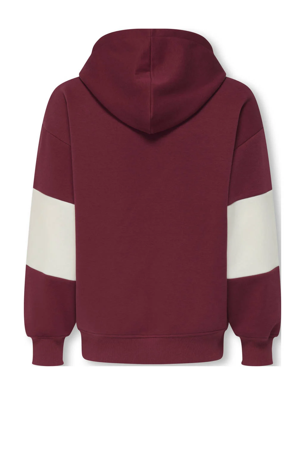 ONLY & SONS JUNIOR hoodie donkerrood