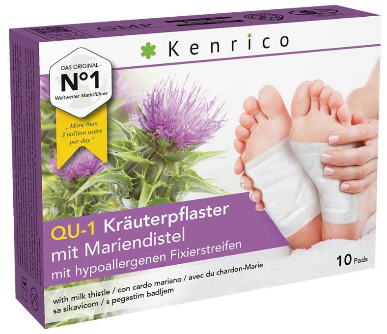 KENRICO Kräuterpflaster<br>10 Stück, Pflaster, mit Mariendistel