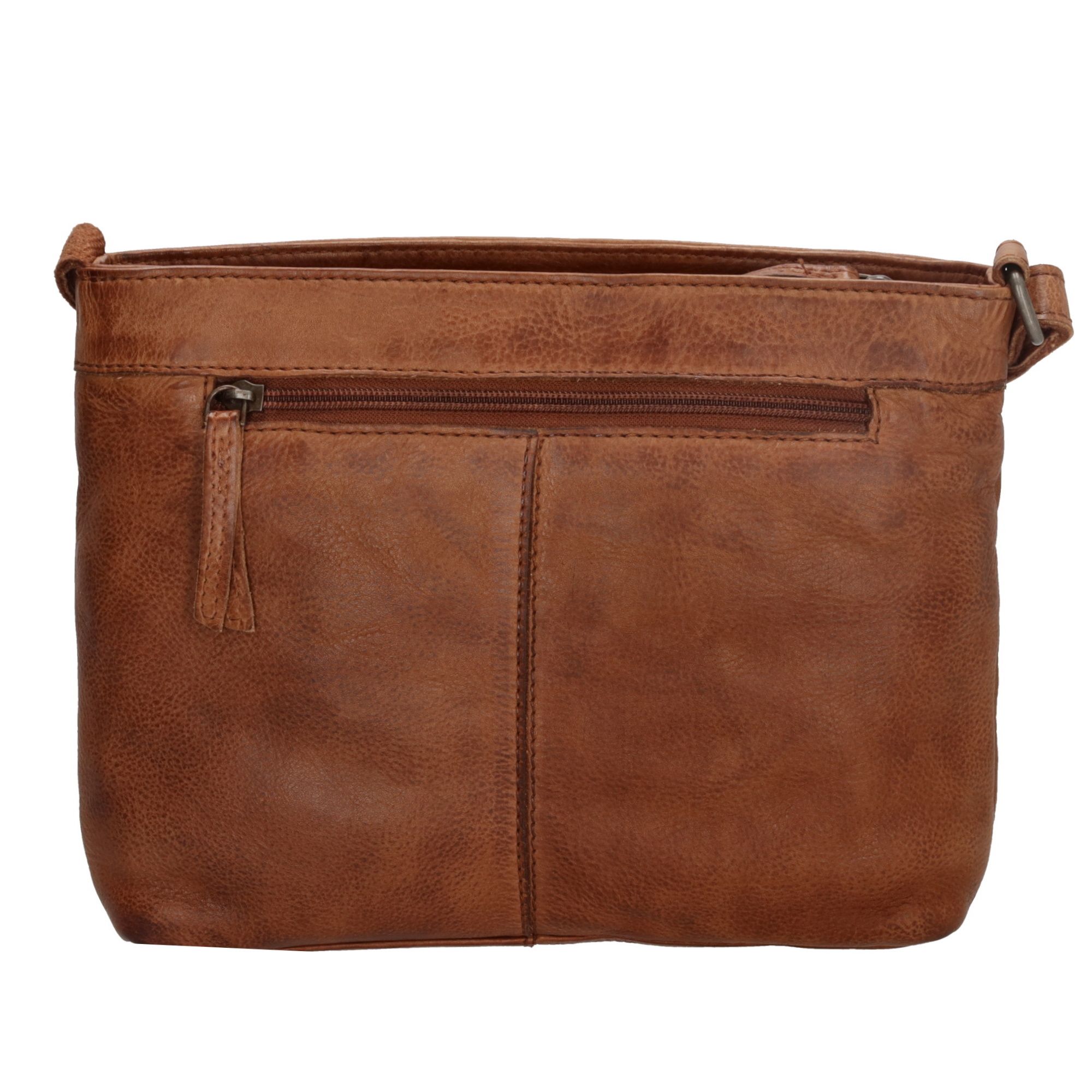 Hide & Stitches Paint Rock Schoudertas Cognac