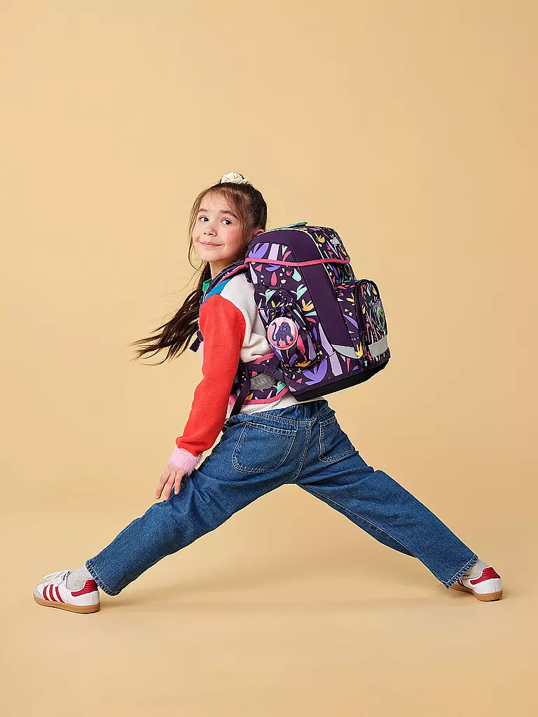 ERGOBAG Schultasche Set 5tlg CUBO LIGHT AmBärzonas  lila