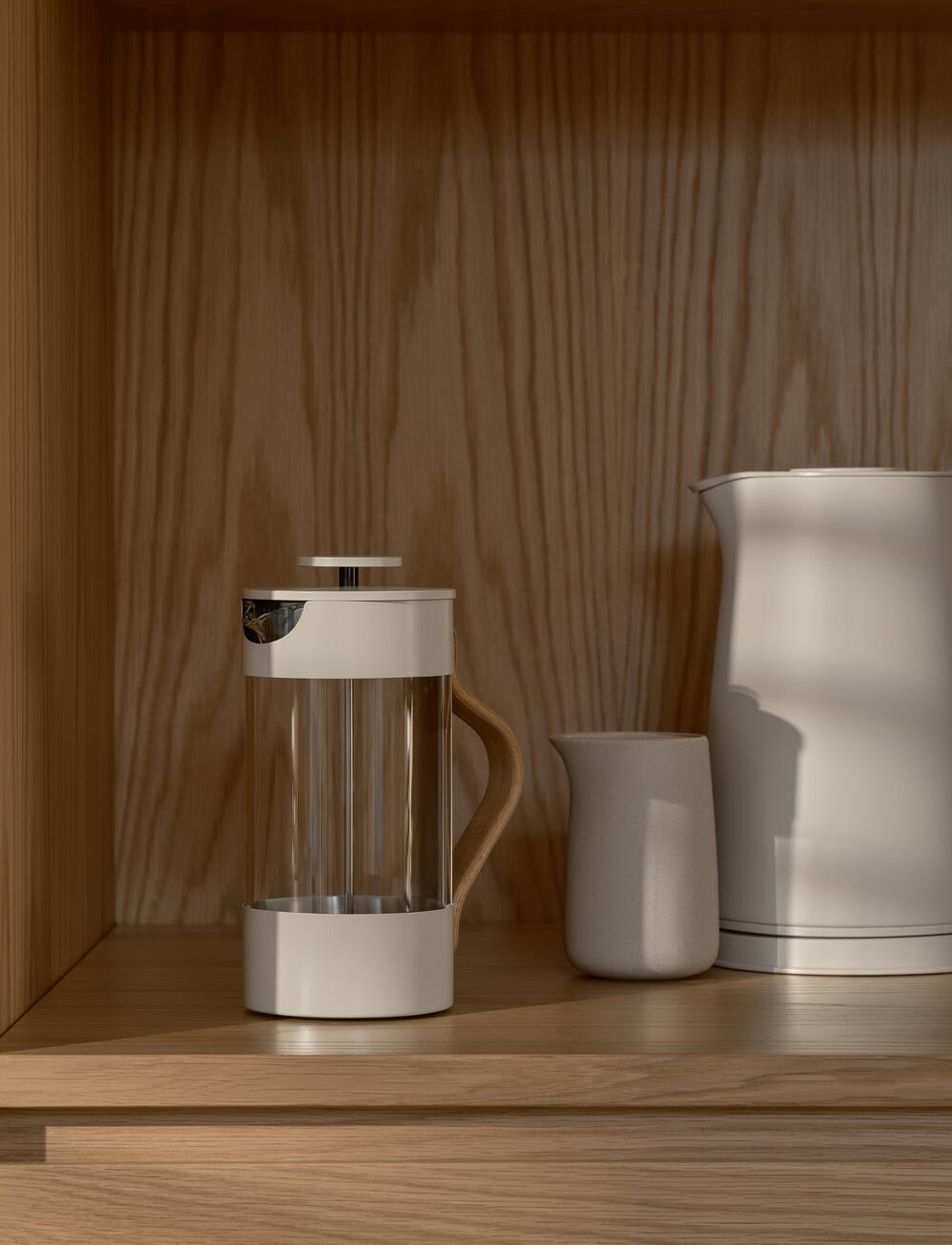 Stelton  Emma stempelkande, sand - 1 L