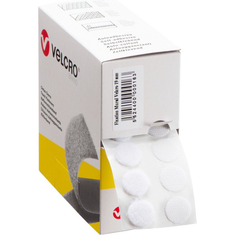 Pastilles marque VELCRO® - Boîte de 200