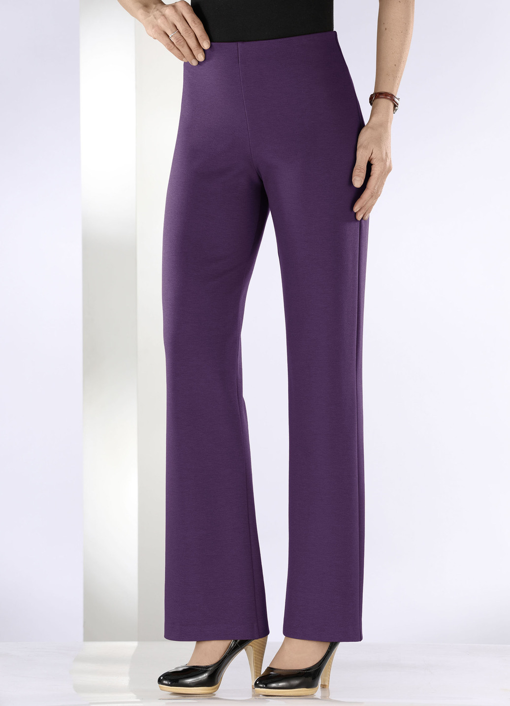 Jerseyhose mit ausgestellter Fußweite