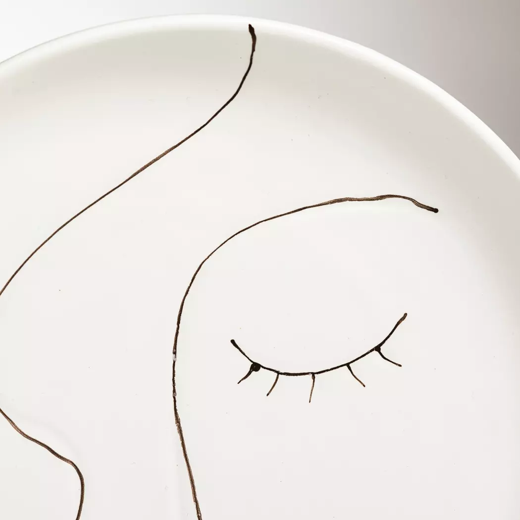 Deko-Teller Gesicht Ø 25 cm