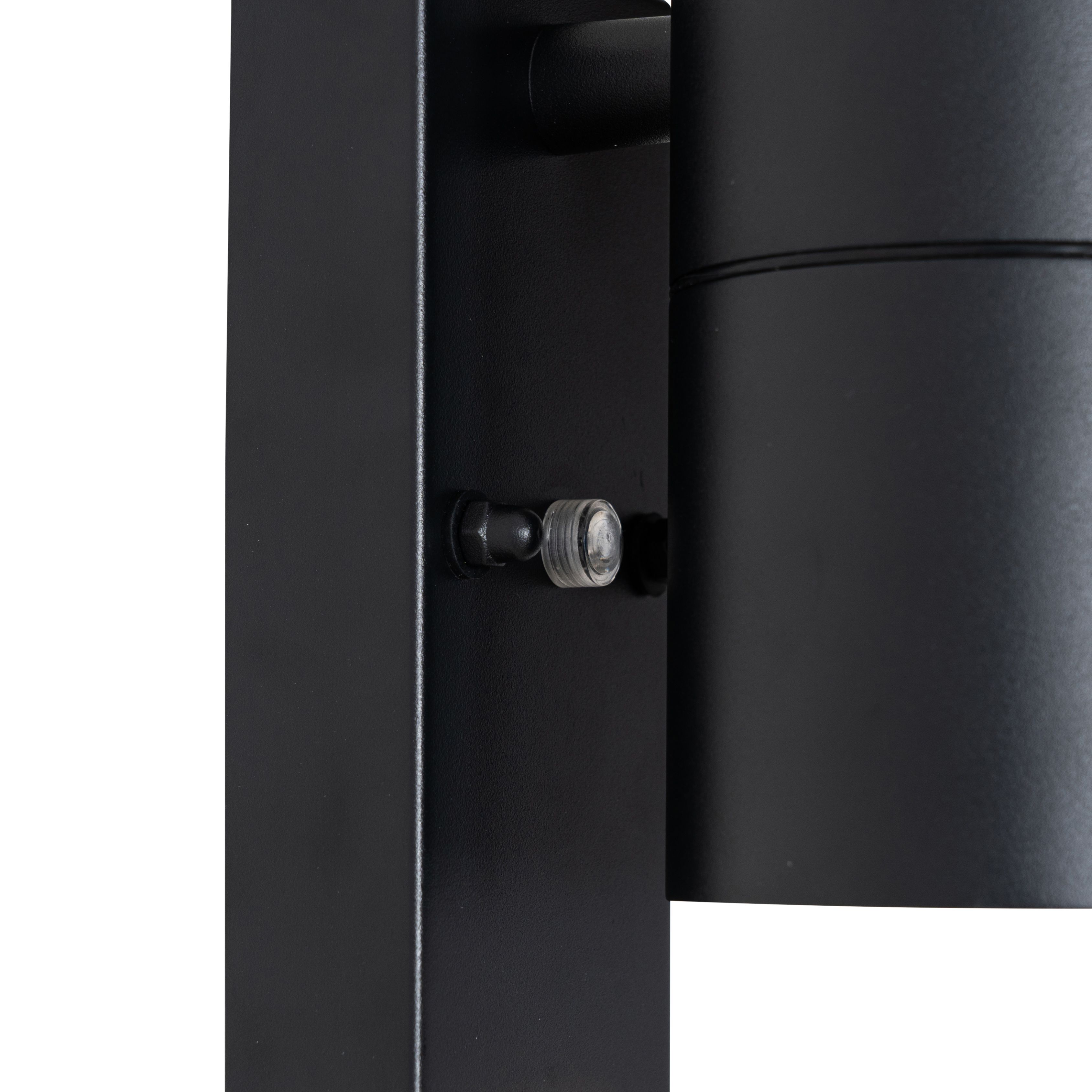 Buiten wandlamp zwart 2-lichts AR70 met schemersensor - Duo